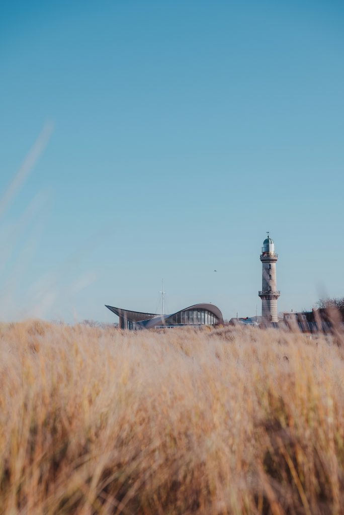Raw Studios architecture + interior design. Photo of a lighthouse in the middle of a field of tall grass, by Pascal Bullan